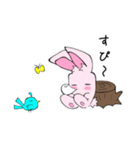 ぺたんこウサギ（個別スタンプ：25）