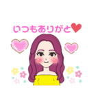 R子ご挨拶バージョン（個別スタンプ：6）