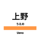 東北本線1(東京-黒磯)・宇都宮線（個別スタンプ：2）