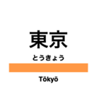 高崎線の駅名スタンプ（個別スタンプ：1）