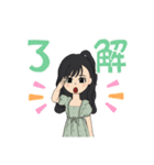 HINAスタンプ（女の子）（個別スタンプ：10）