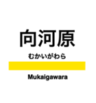 南武線の駅名スタンプ（個別スタンプ：6）