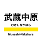 南武線の駅名スタンプ（個別スタンプ：8）