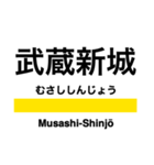 南武線の駅名スタンプ（個別スタンプ：9）