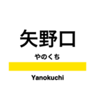 南武線の駅名スタンプ（個別スタンプ：17）