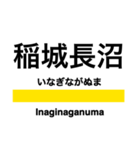 南武線の駅名スタンプ（個別スタンプ：18）