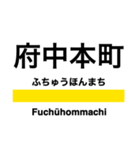 南武線の駅名スタンプ（個別スタンプ：20）