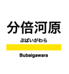 南武線の駅名スタンプ（個別スタンプ：21）