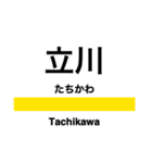 南武線の駅名スタンプ（個別スタンプ：26）