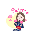 夏の浴衣スタンプ（個別スタンプ：6）