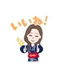 夏の浴衣スタンプ（個別スタンプ：8）