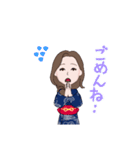 夏の浴衣スタンプ（個別スタンプ：14）