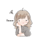 ゆるゆるふわふわ女の子 英語版（個別スタンプ：20）