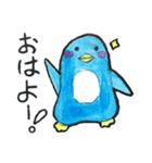 ペンペとギンペ ほんわか手描きペンギン（個別スタンプ：1）