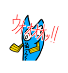 愉快な魚人くん（個別スタンプ：6）