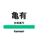 常磐線1(品川-取手)の駅名スタンプ（個別スタンプ：10）