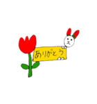 イチゴうさぎ（個別スタンプ：4）