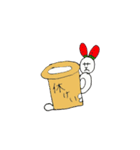 イチゴうさぎ（個別スタンプ：5）