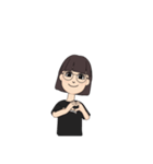 くるくるのスタンプ 本人用（個別スタンプ：4）