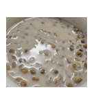 食品シリーズ : 綠豆の牛乳（個別スタンプ：3）