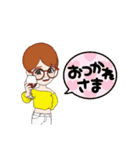 M子さんの夏スタンプ（個別スタンプ：18）