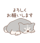 Dogs まったりな犬たち Brown_2（個別スタンプ：26）