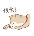 Dogs まったりな犬たち Brown_2（個別スタンプ：40）