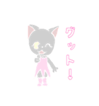 スケスケ妖精ねこのSissyとLuna（個別スタンプ：16）