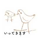 こどもの鳥さんお絵描きスタンプ（個別スタンプ：12）