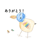 こどもの鳥さんお絵描きスタンプ（個別スタンプ：15）