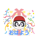 LOVE久子さん34日常白黒キャラスタンプ（個別スタンプ：1）