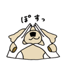 ゴールデン子犬ルル（個別スタンプ：24）