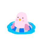 インコと夏（個別スタンプ：3）
