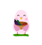 インコと夏（個別スタンプ：7）