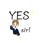 Speak English！（個別スタンプ：14）