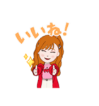 はいおっけい^ - ^（個別スタンプ：8）