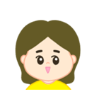 わたしのともだち、イエローマン（個別スタンプ：1）