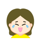 わたしのともだち、イエローマン（個別スタンプ：6）