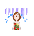 summer girl 夏女子スタンプ（個別スタンプ：9）