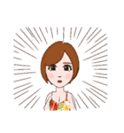 summer girl 夏女子スタンプ（個別スタンプ：12）