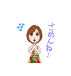 summer girl 夏女子スタンプ（個別スタンプ：14）