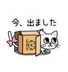 しろねこのリボン2（待ち合わせ編）（個別スタンプ：5）