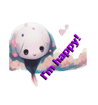 Cute whales！（個別スタンプ：1）