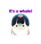 Cute whales！（個別スタンプ：12）