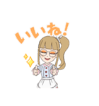 女の子の世界1（個別スタンプ：8）