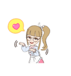 女の子の世界1（個別スタンプ：16）