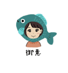 くま好きのるぅちゃん（個別スタンプ：3）