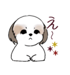 Stickers_Shih Tzu_i シーズースタンプ秋（個別スタンプ：27）