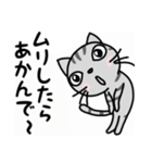 関西弁★ サバトラ猫 (大阪弁)（個別スタンプ：26）
