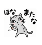 関西弁★ サバトラ猫 (大阪弁)（個別スタンプ：38）